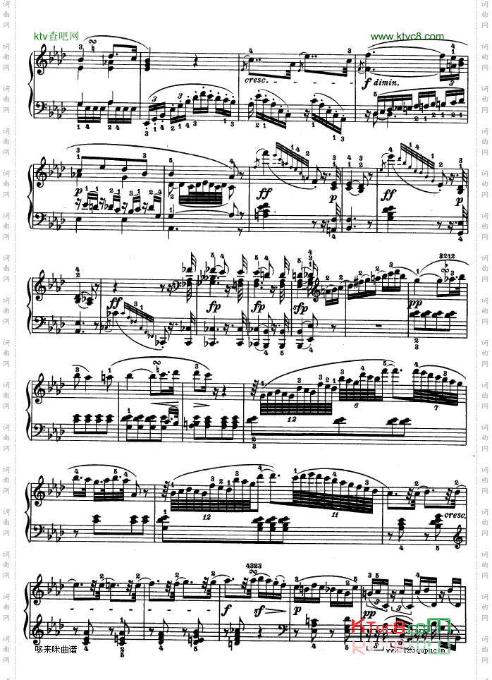 C小调第五钢琴奏鸣曲-Op.10—1-贝多芬