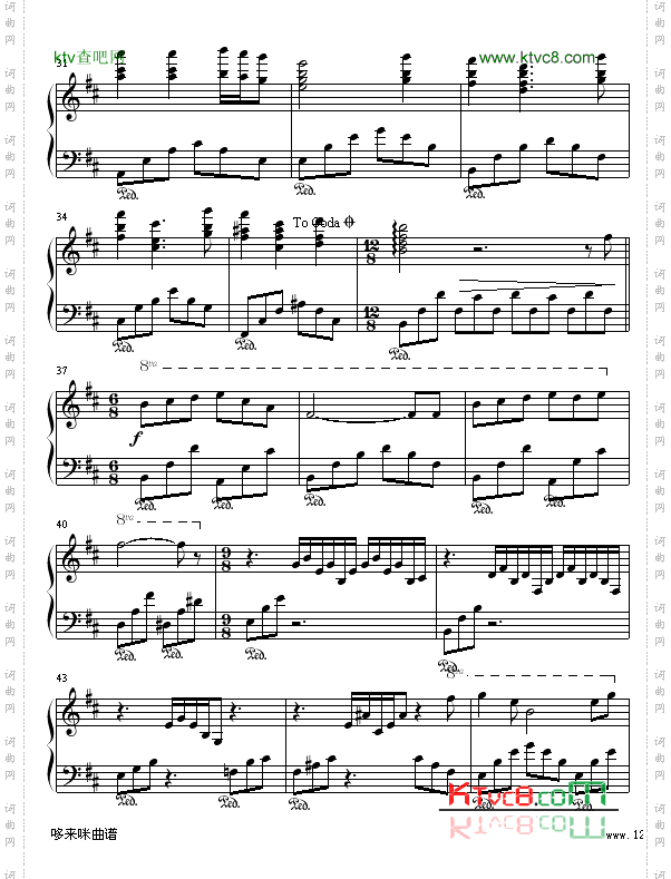 当他远离时-克莱德曼