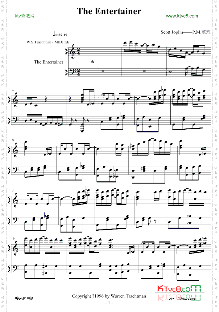 TheEntertainer-世界名曲