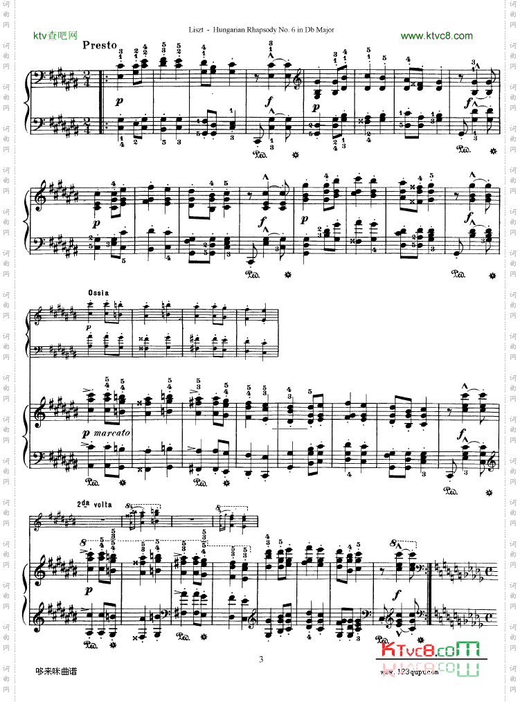 匈牙利狂想曲第六号-李斯特