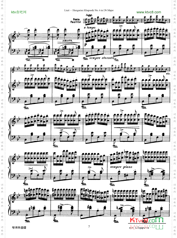 匈牙利狂想曲第六号-李斯特