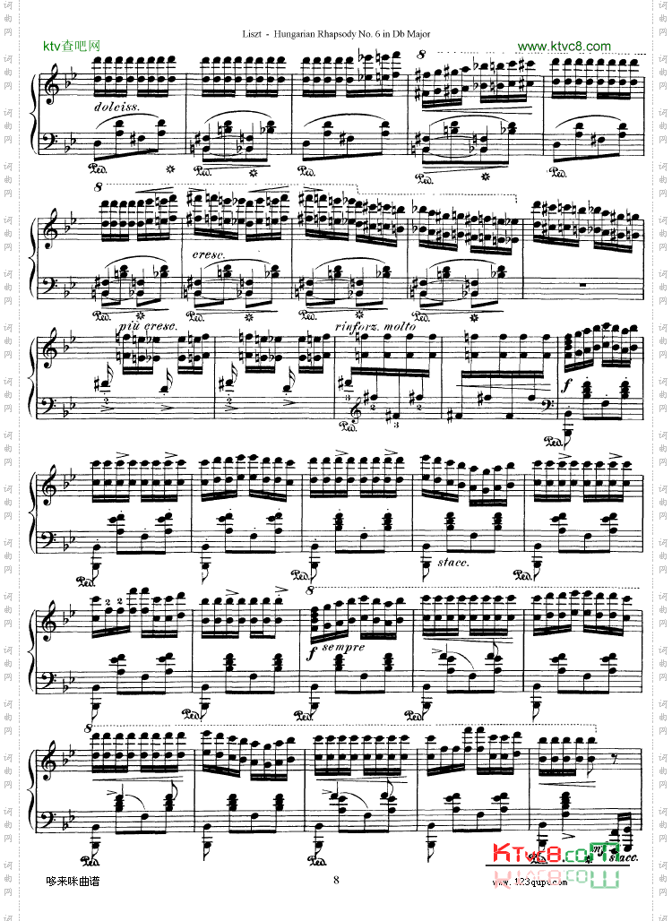 匈牙利狂想曲第六号-李斯特