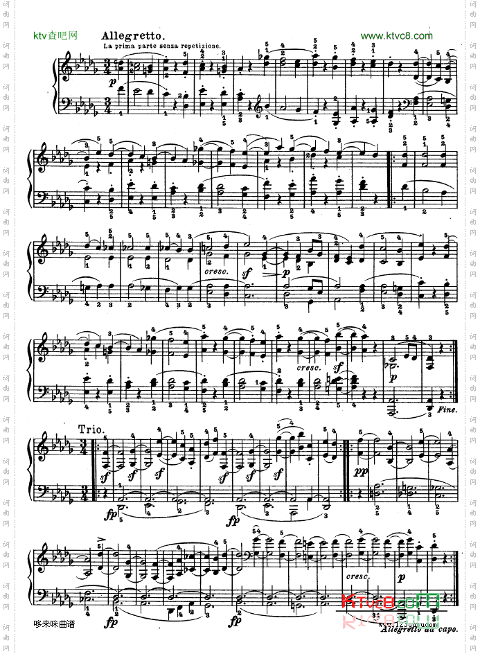 第十四钢琴奏鸣曲-《月光曲》-Op.27No.2-贝多芬