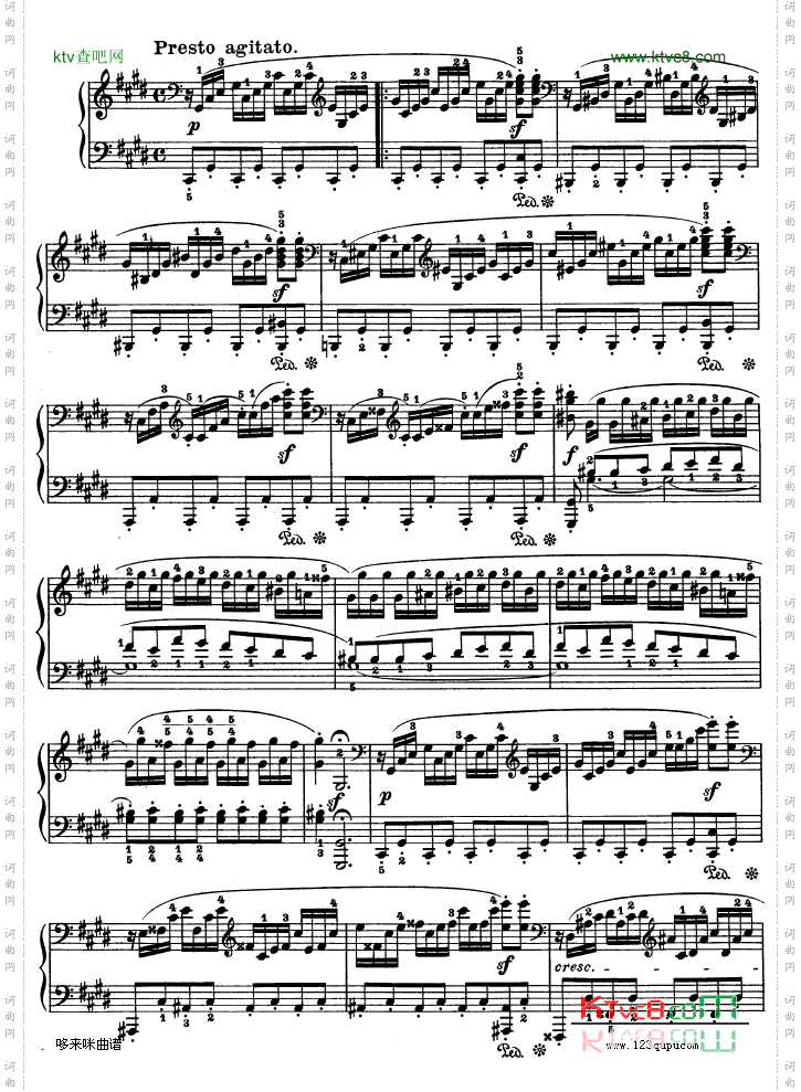 第十四钢琴奏鸣曲-《月光曲》-Op.27No.2-贝多芬