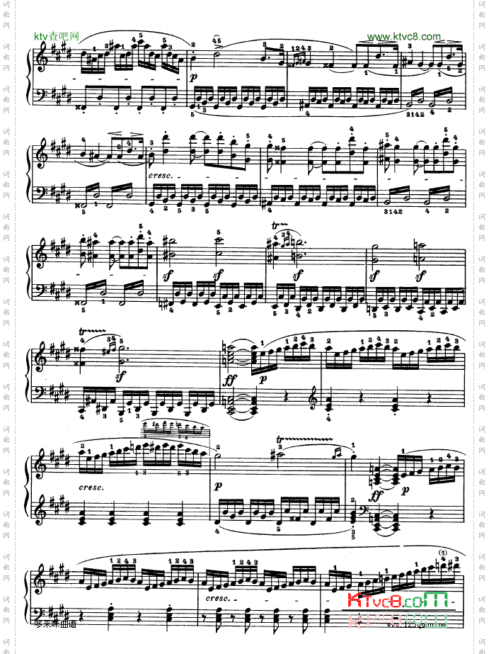 第十四钢琴奏鸣曲-《月光曲》-Op.27No.2-贝多芬