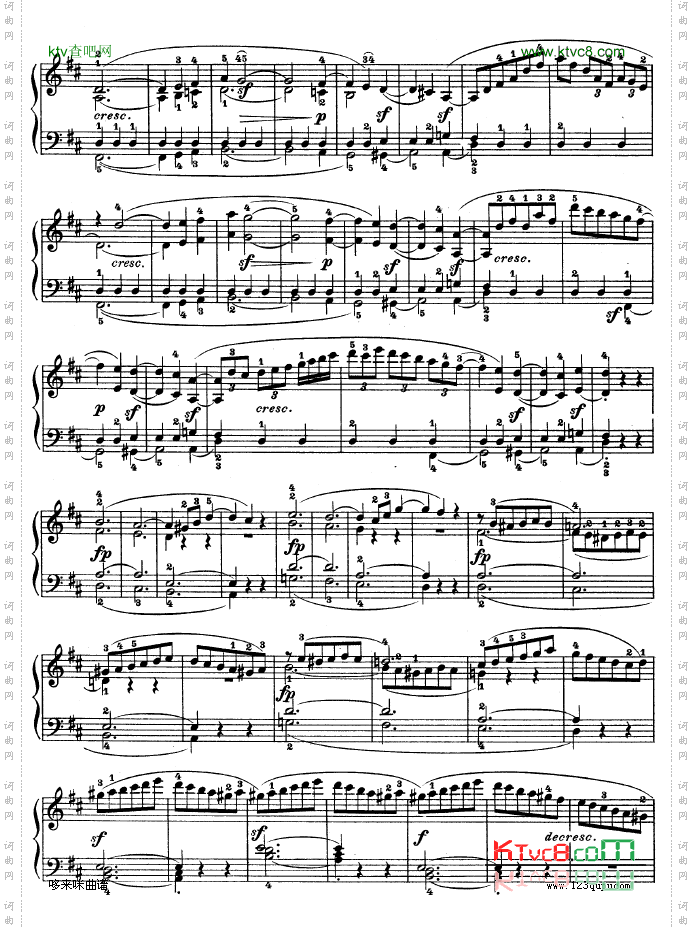 第十五钢琴奏鸣曲-Op.28-贝多芬