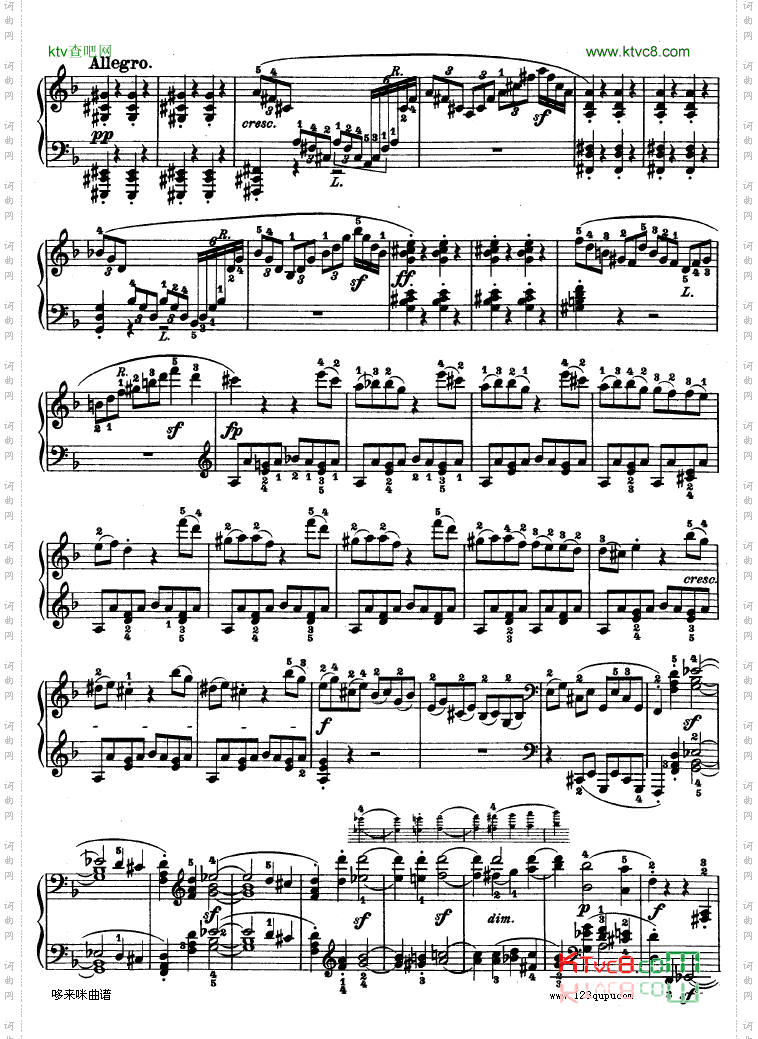 暴风雨-d小调第十七钢琴奏鸣曲-Op.31—2-贝多芬
