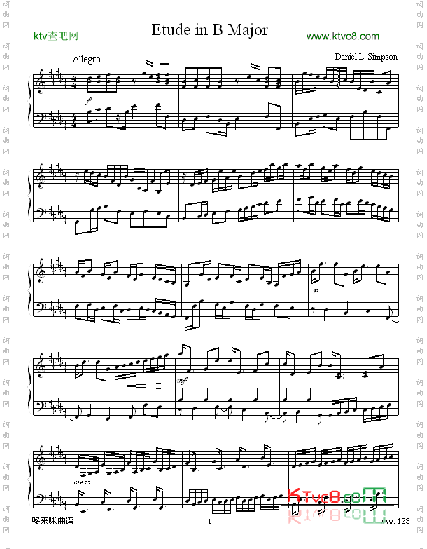 EtudeinBMajor-DanielL.Simpson