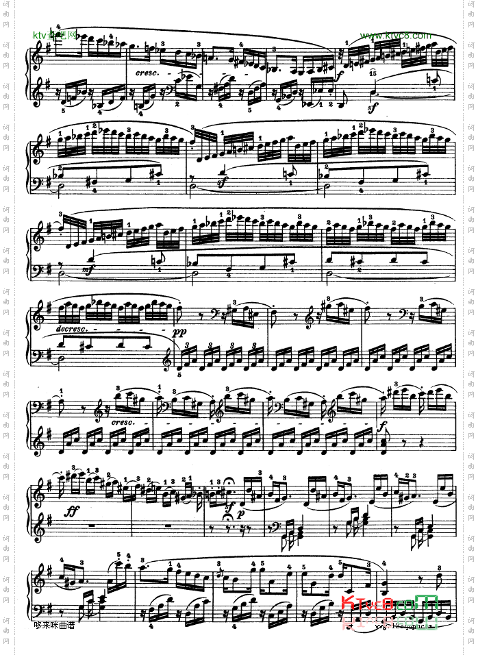 G大调第十钢琴奏鸣曲Op.14No--2-贝多芬