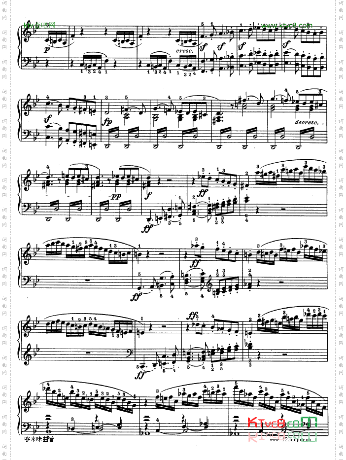 第十一钢琴奏鸣曲-op.22-贝多芬