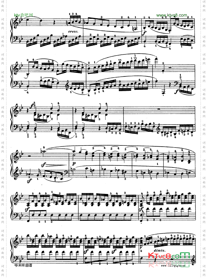 第十一钢琴奏鸣曲-op.22-贝多芬