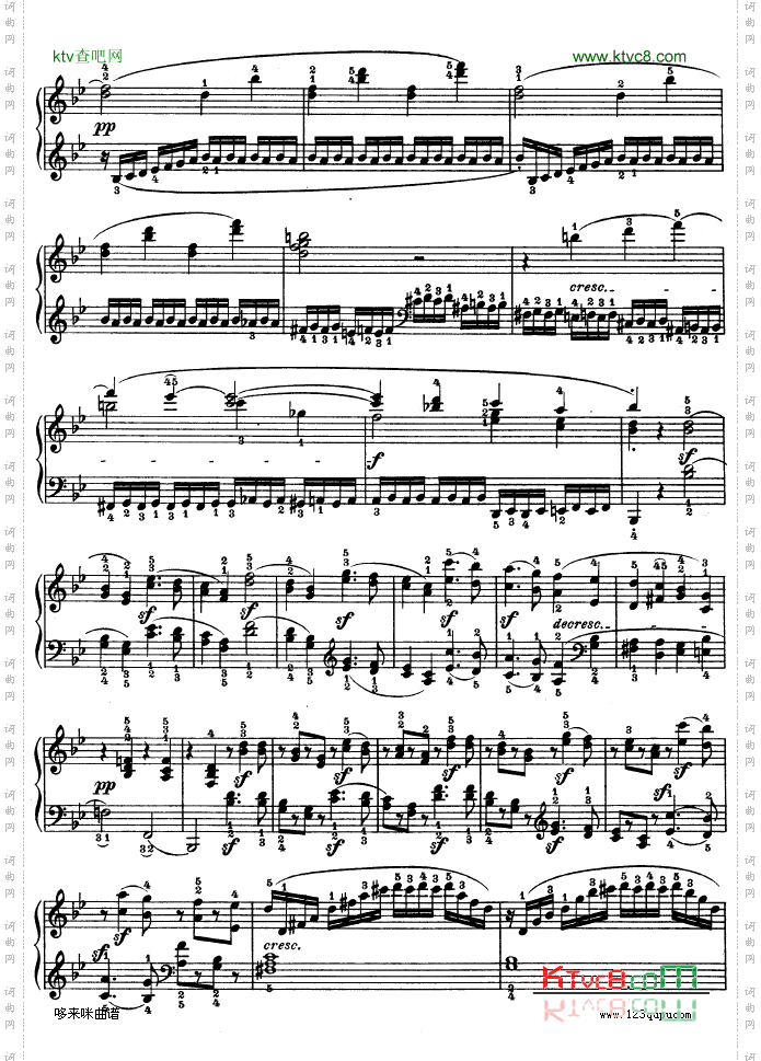 第十一钢琴奏鸣曲-op.22-贝多芬