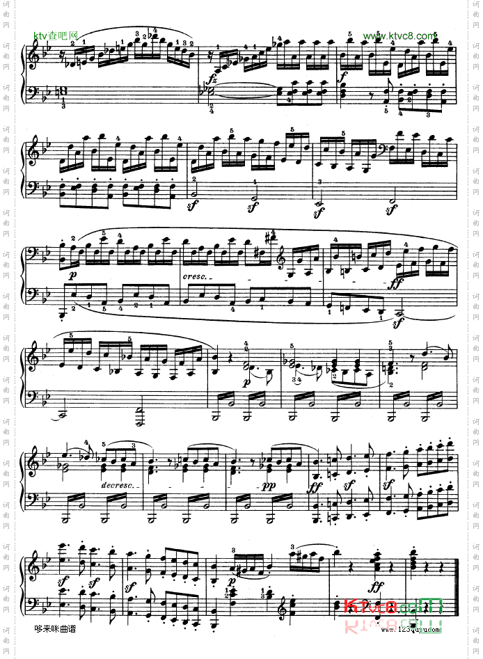 第十一钢琴奏鸣曲-op.22-贝多芬