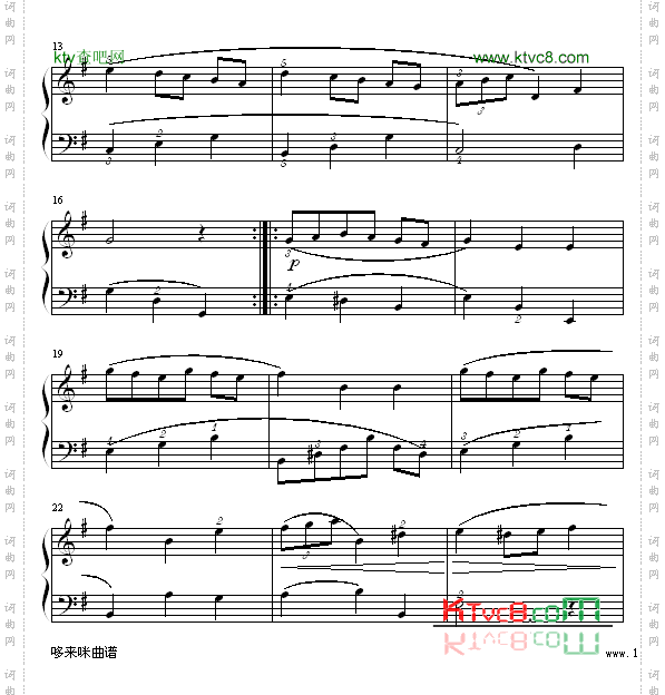 小步舞曲-No.3-巴赫