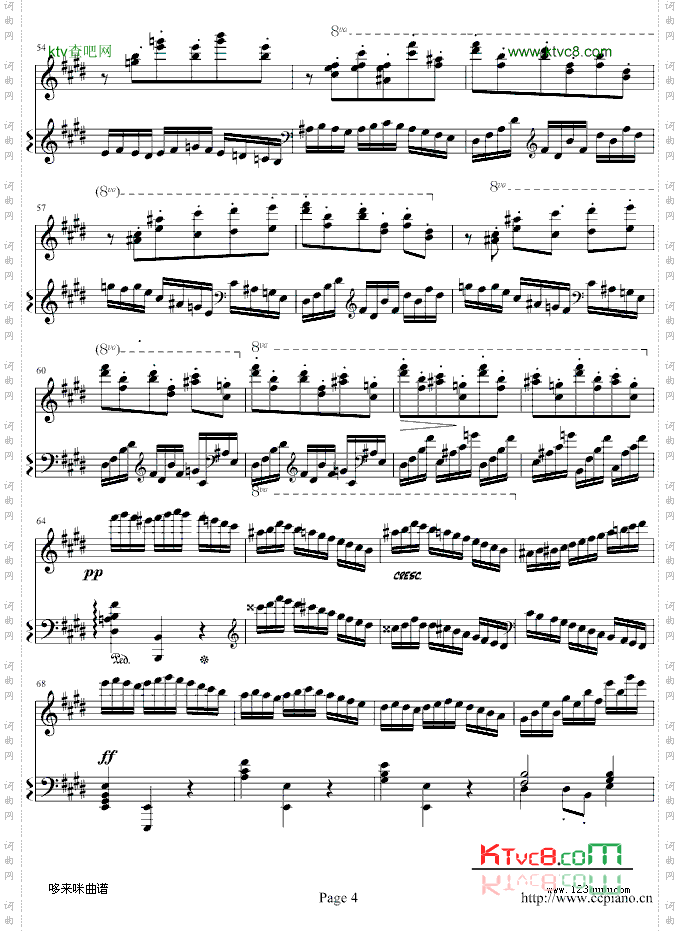 练习曲NO.1-莫什科夫斯基