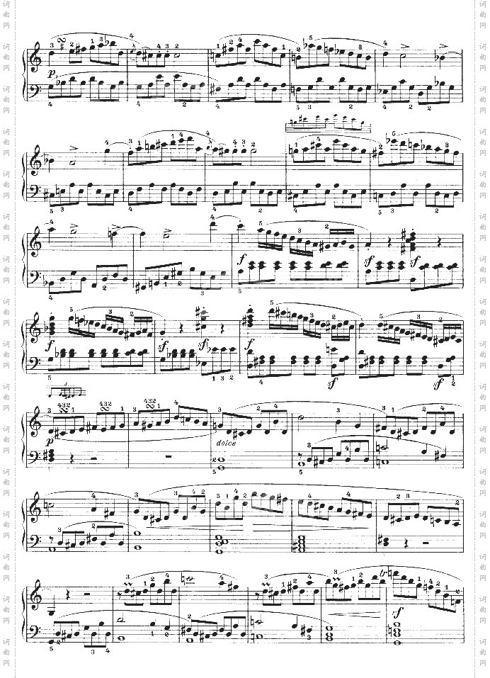 第三钢琴奏鸣曲-Op.2No.3