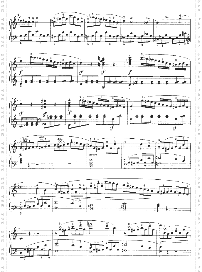 第三钢琴奏鸣曲-Op.2No.3
