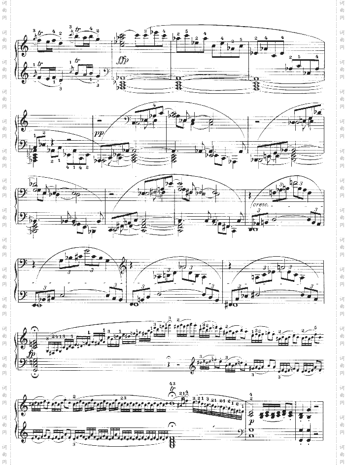 第三钢琴奏鸣曲-Op.2No.3