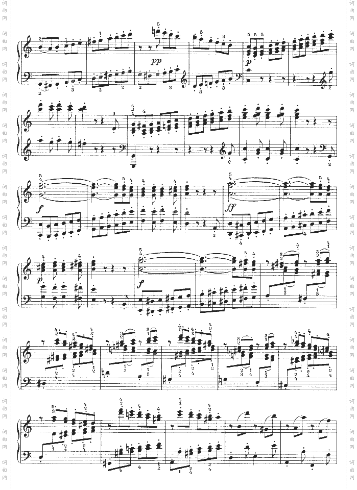 第三钢琴奏鸣曲-Op.2No.3