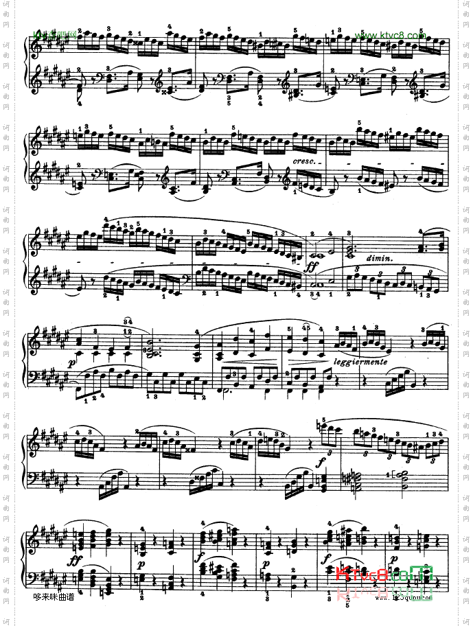 第二十四钢琴奏鸣曲-Op.78-贝多芬
