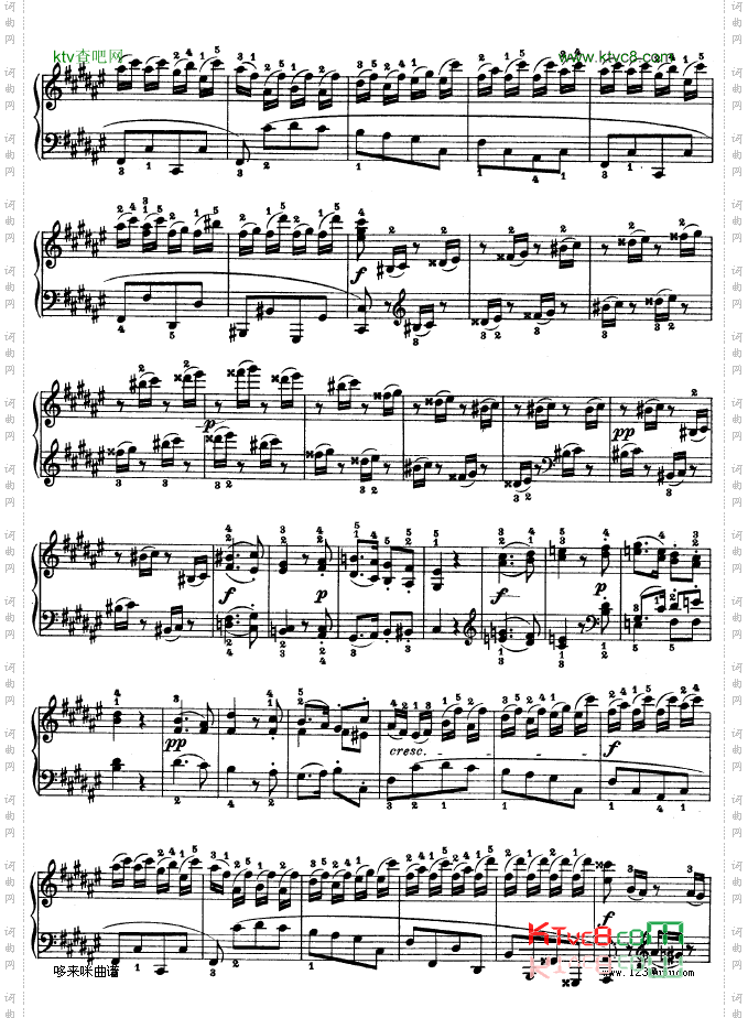第二十四钢琴奏鸣曲-Op.78-贝多芬