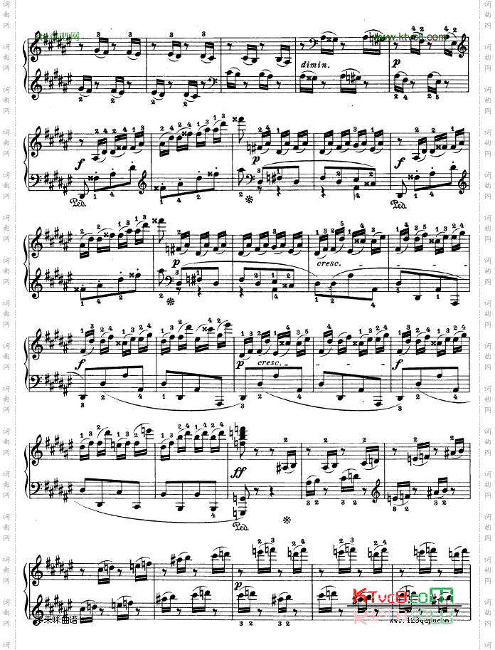 第二十四钢琴奏鸣曲-Op.78-贝多芬