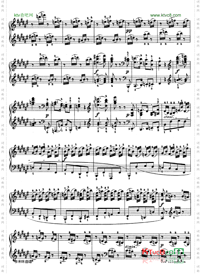 第二十四钢琴奏鸣曲-Op.78-贝多芬