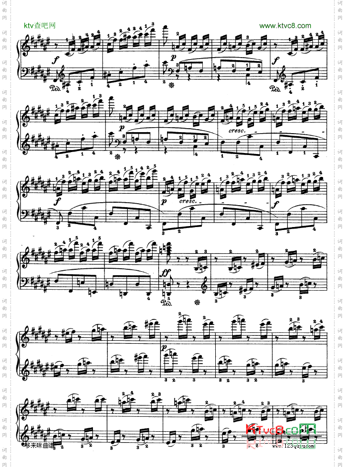 第二十四钢琴奏鸣曲-Op.78-贝多芬