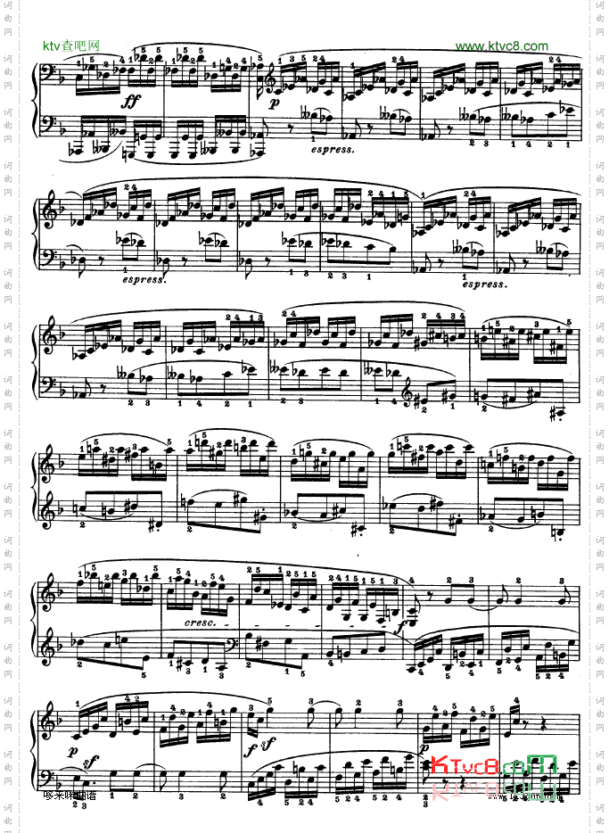 第二十二钢琴奏鸣曲-Op.54-贝多芬