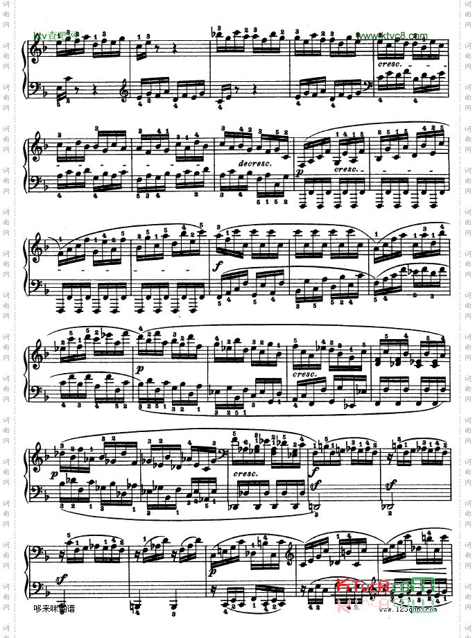 第二十二钢琴奏鸣曲-Op.54-贝多芬
