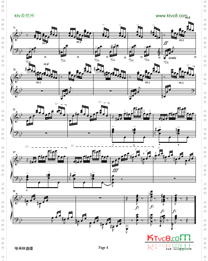 练习曲Op.72No.2考级版-莫什科夫斯基