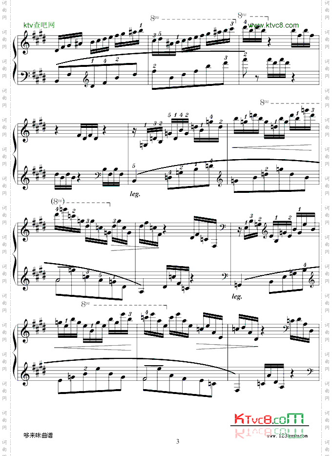 练习曲Op.72No.1-莫什科夫斯基