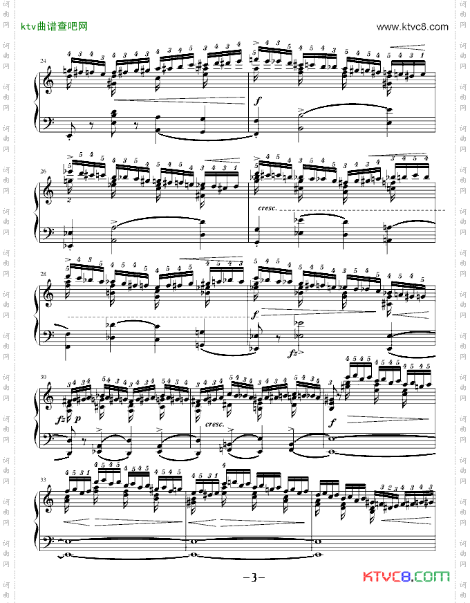 肖邦练习曲十之二