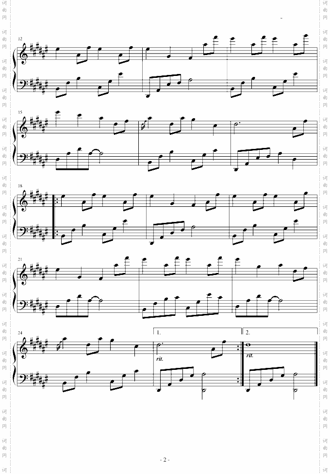 夜的钢琴曲30