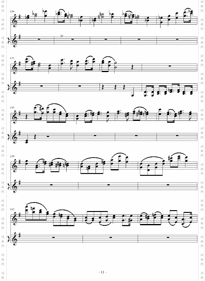 意大利国歌变奏曲-G调1-20