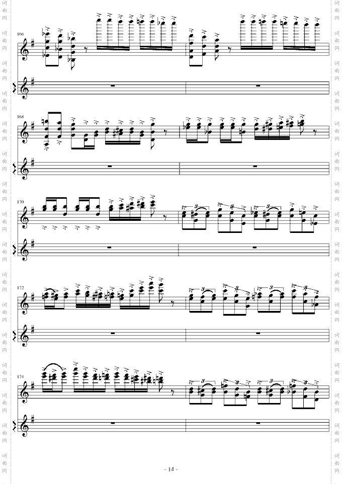 意大利国歌变奏曲-G调1-20