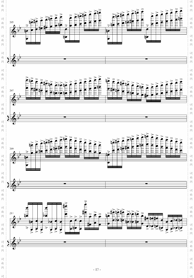意大利国歌变奏曲-G调1-20