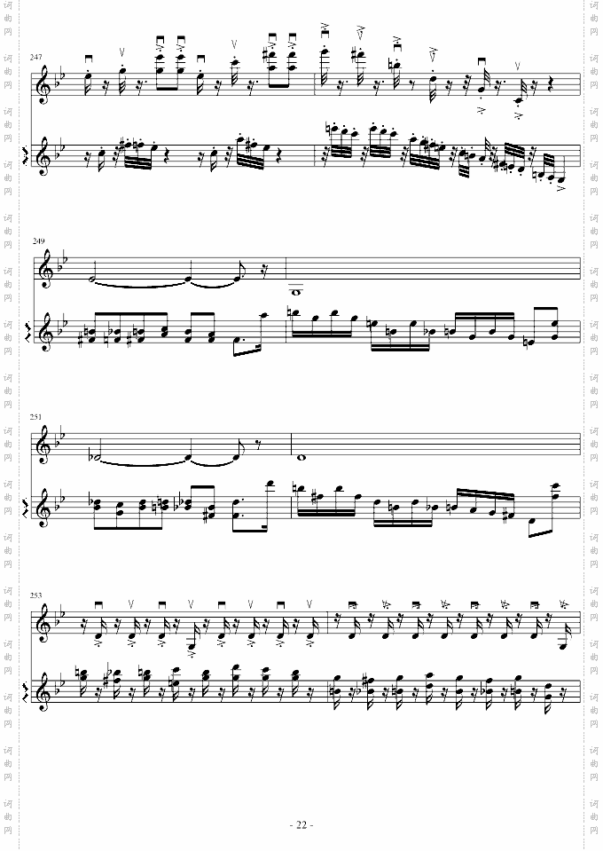 意大利国歌变奏曲-G调21-38