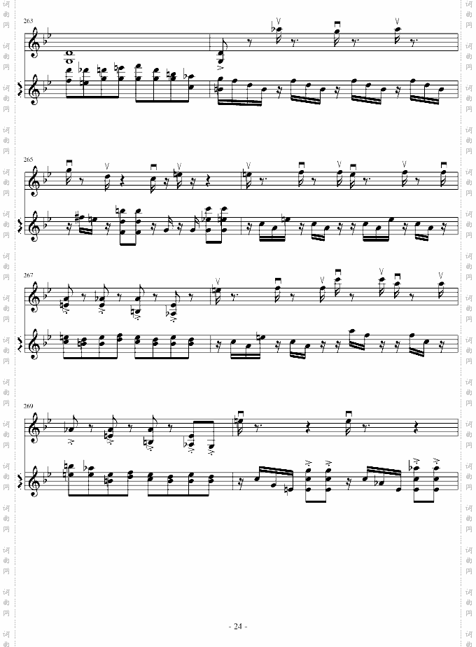 意大利国歌变奏曲-G调21-38