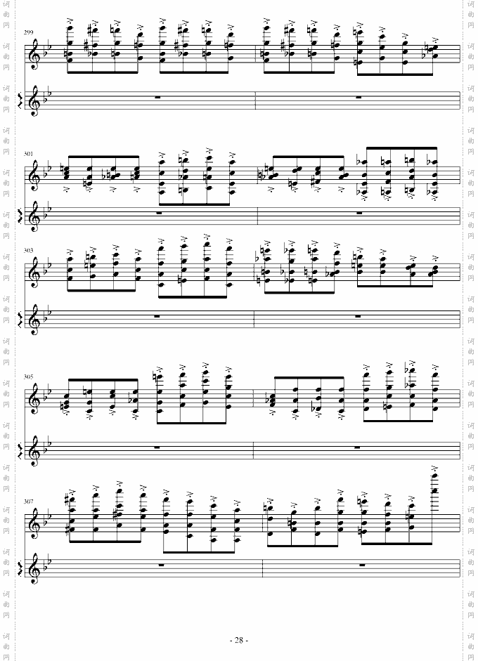 意大利国歌变奏曲-G调21-38