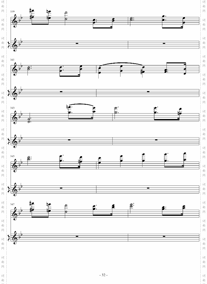 意大利国歌变奏曲-G调21-38