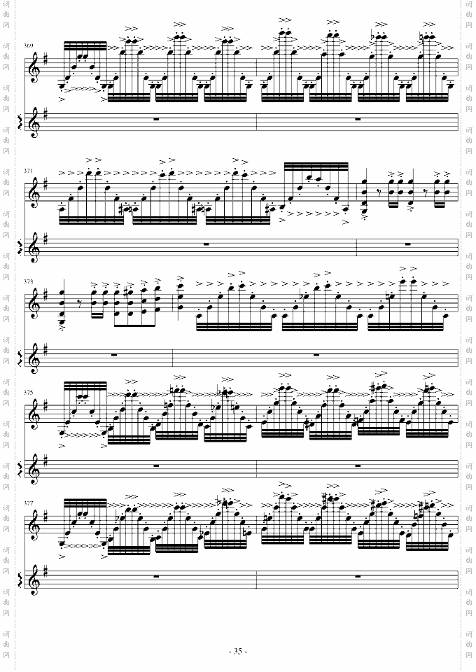 意大利国歌变奏曲-G调21-38