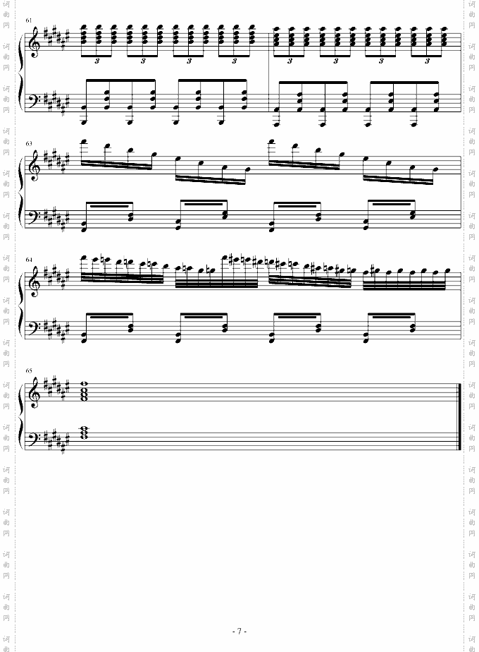 让你没手练习曲-Gb调