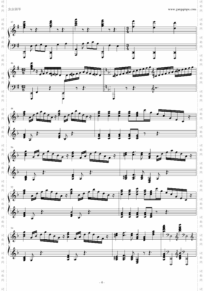 加勒比海盗HESAPIRATE钢琴独奏JarrodRadnich演奏变态版-F调