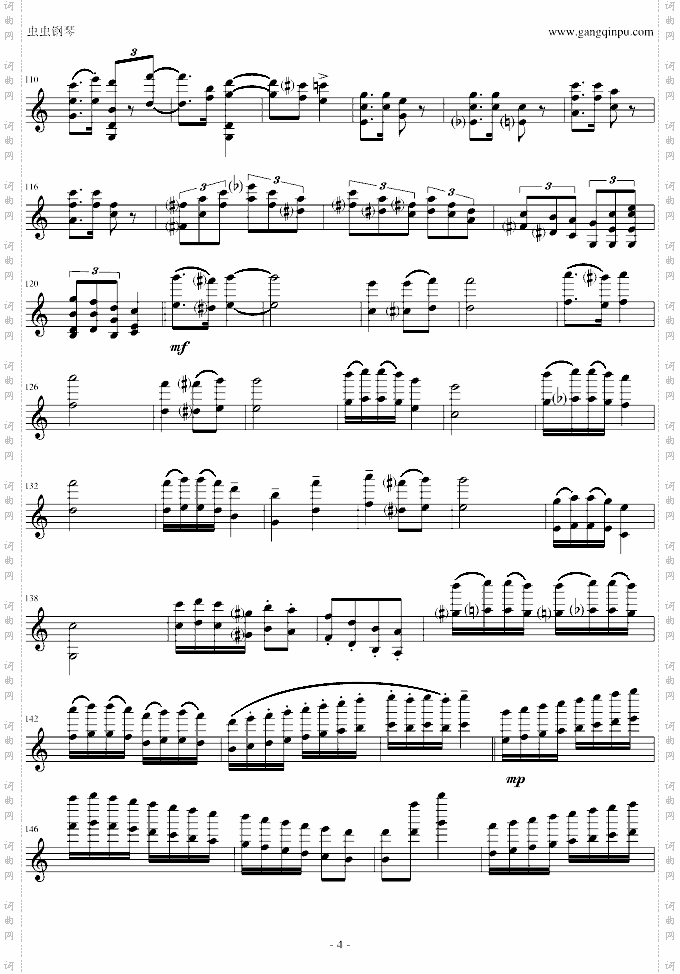 莫扎特主题变奏曲-C调