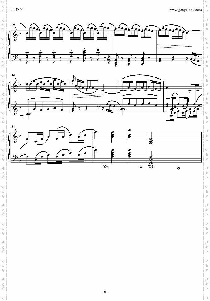 小奏鸣曲Op.20.No.3第三乐章-F调