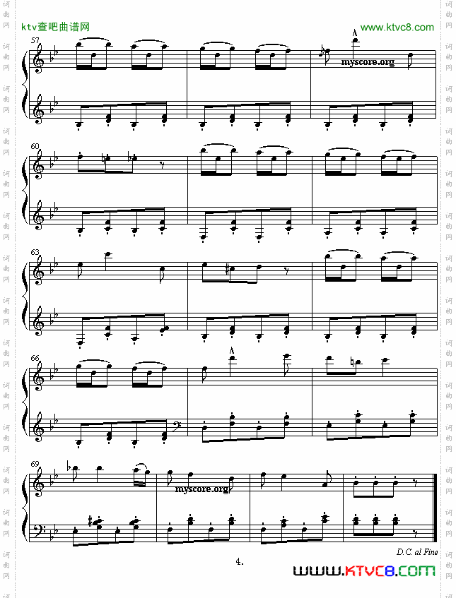 简谱阅兵进行曲