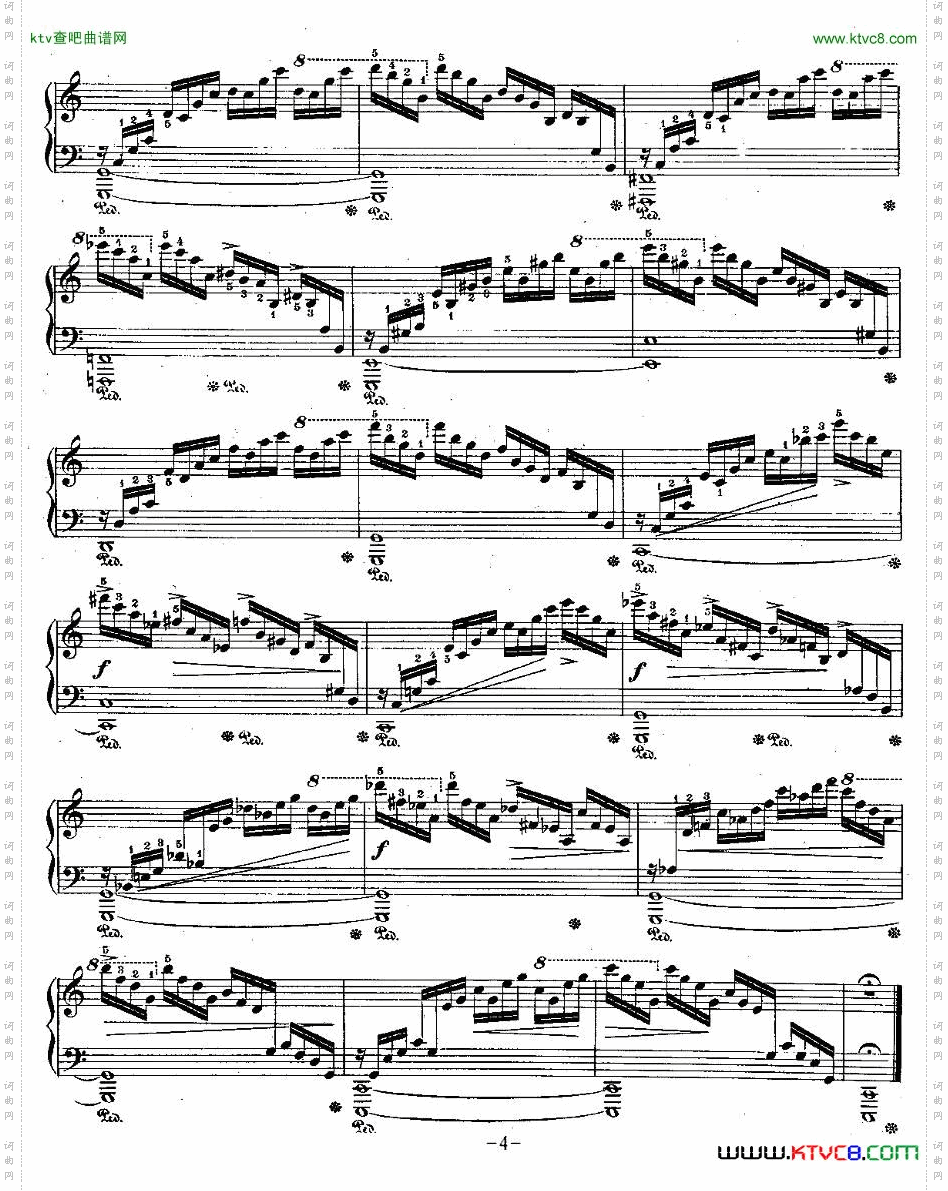 肖邦钢琴练习曲，Op.10之一