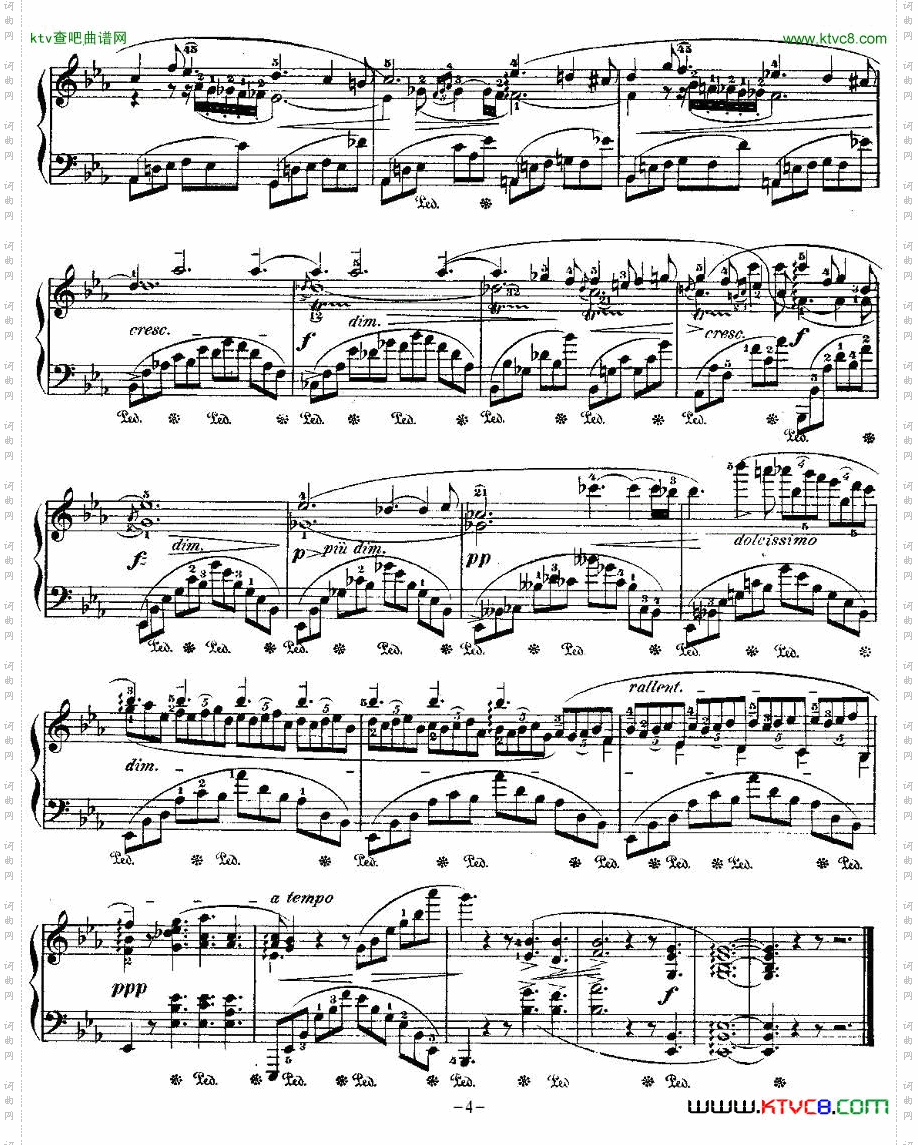 降E大调夜曲Op.55-2DeuxNocturnes