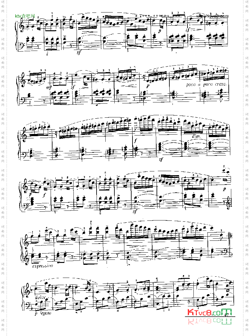 小奏鸣曲Op.55No.1键盘类钢琴